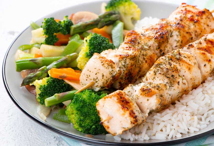 Brochettes de poulet à la tapenade
