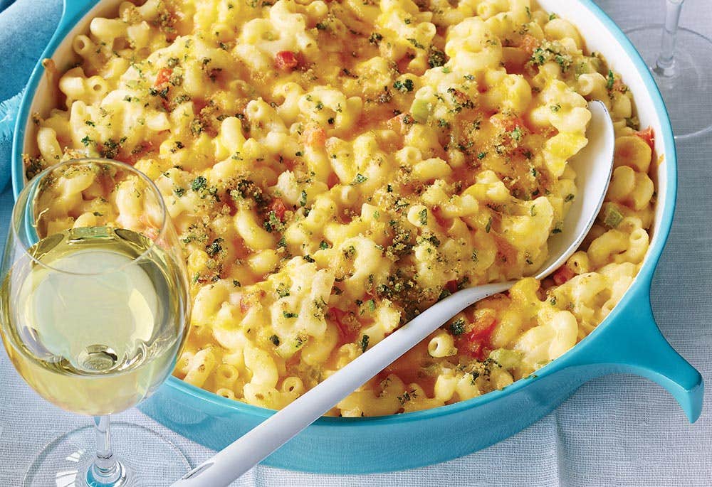 Macaroni au fromage simple et délicieux dans sa casserole