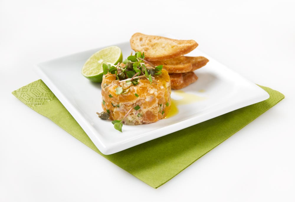 Tartare saumon