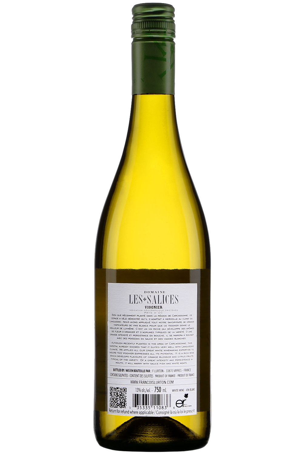 Domaine les Salices Pays d'Oc Viognier 2022 | Product page