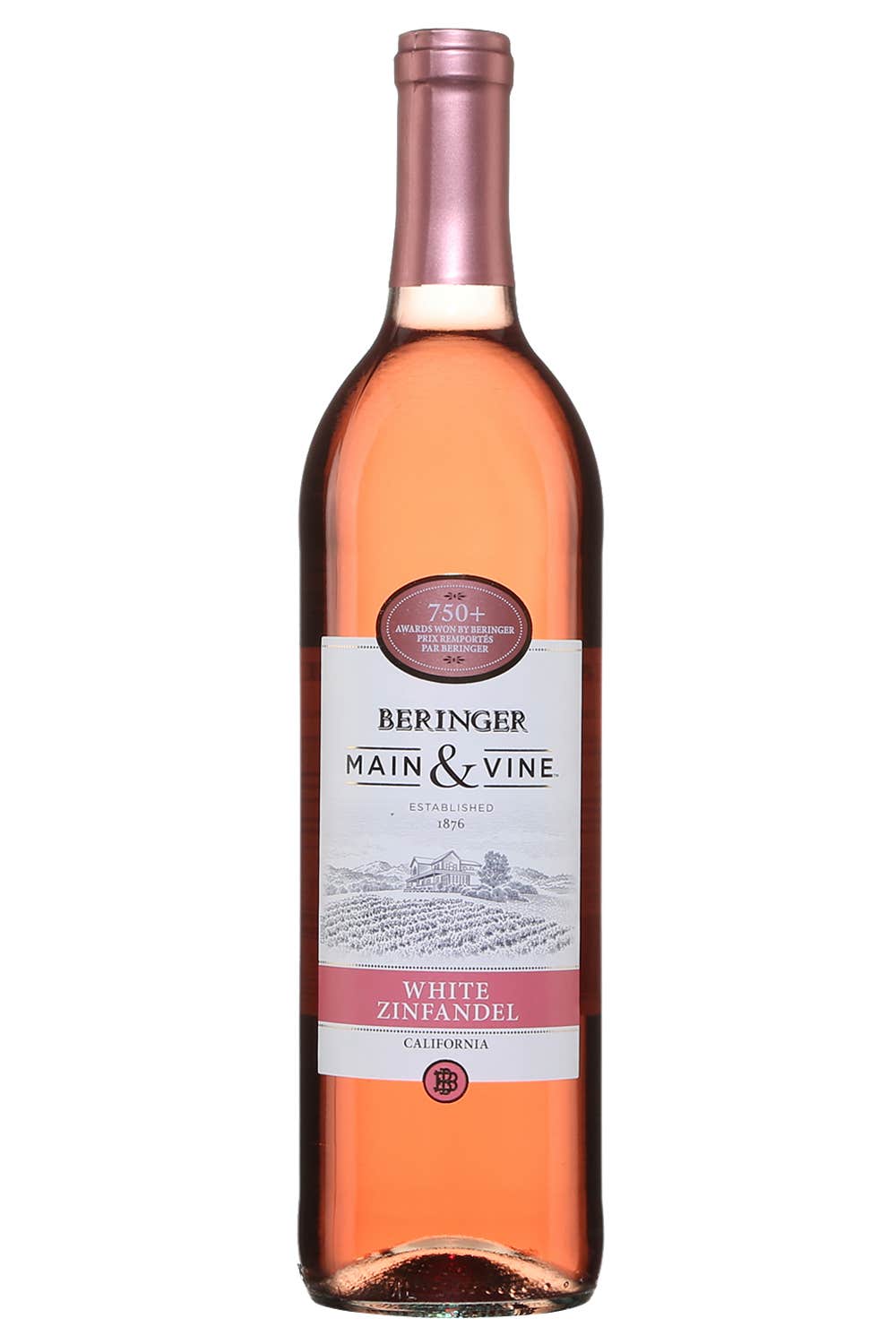Beringer Main Vine White Zinfandel Product page SAQ.COM
