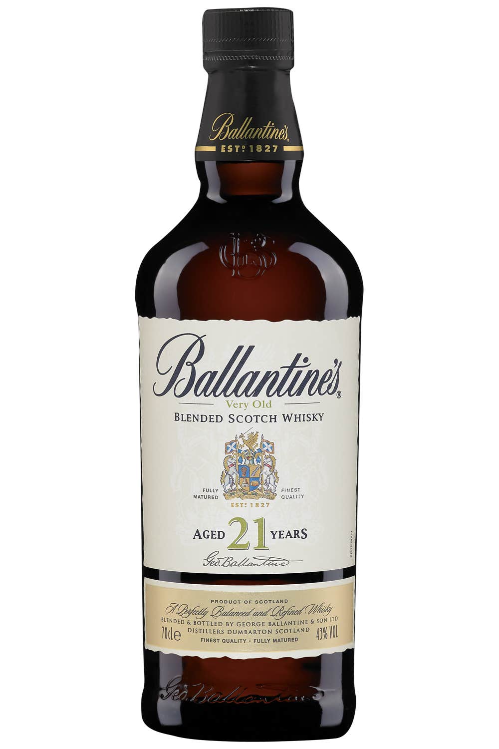 BALLANTINE'S 21 YEARS OLD BLENDED SCOTCH WHISKY 700ML