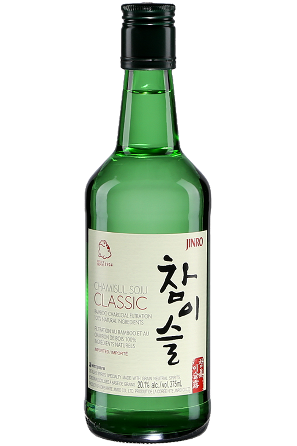 Jinro Chamisul Soju Classic, Fiche produit