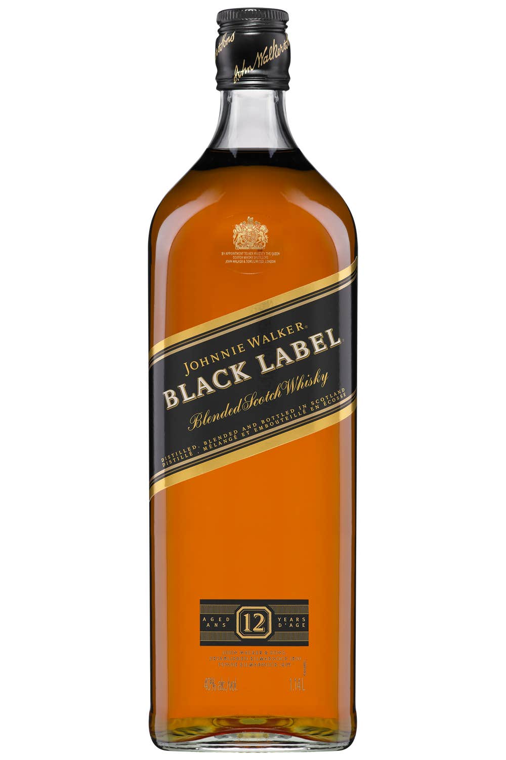【オンライン限定商品】  Walker Johnnie Black Blended Scotch Old Years 12 Label ウイスキー