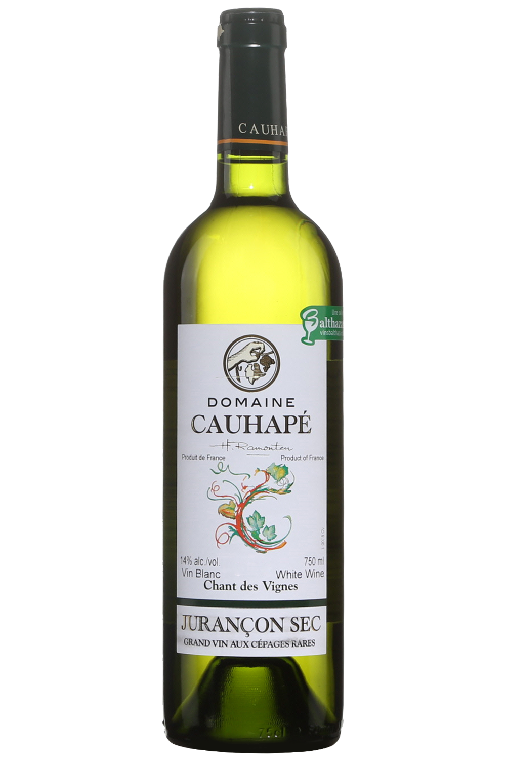 Domaine Cauhapé Chant des Vignes Jurançon Sec 2016, $18.75