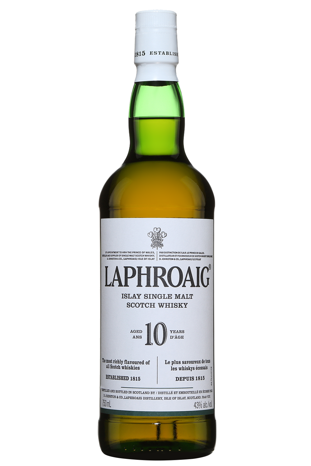 Laphroaig 10 ans Islay Single Malt, Fiche produit