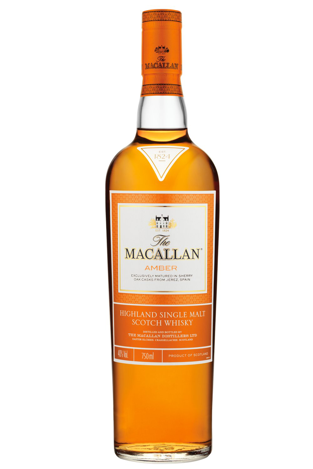 Macallan 1824 Amber Scotch Single Malt Fiche Produit Saq Com