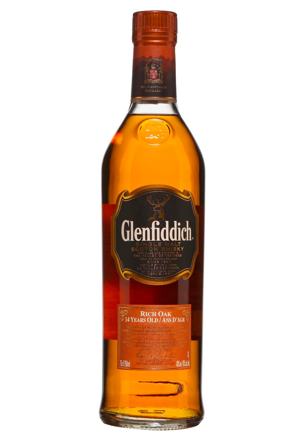 在庫処分 激安 Glenfiddich 14 Malt Single Highland Oak Rich Old Years ウイスキー