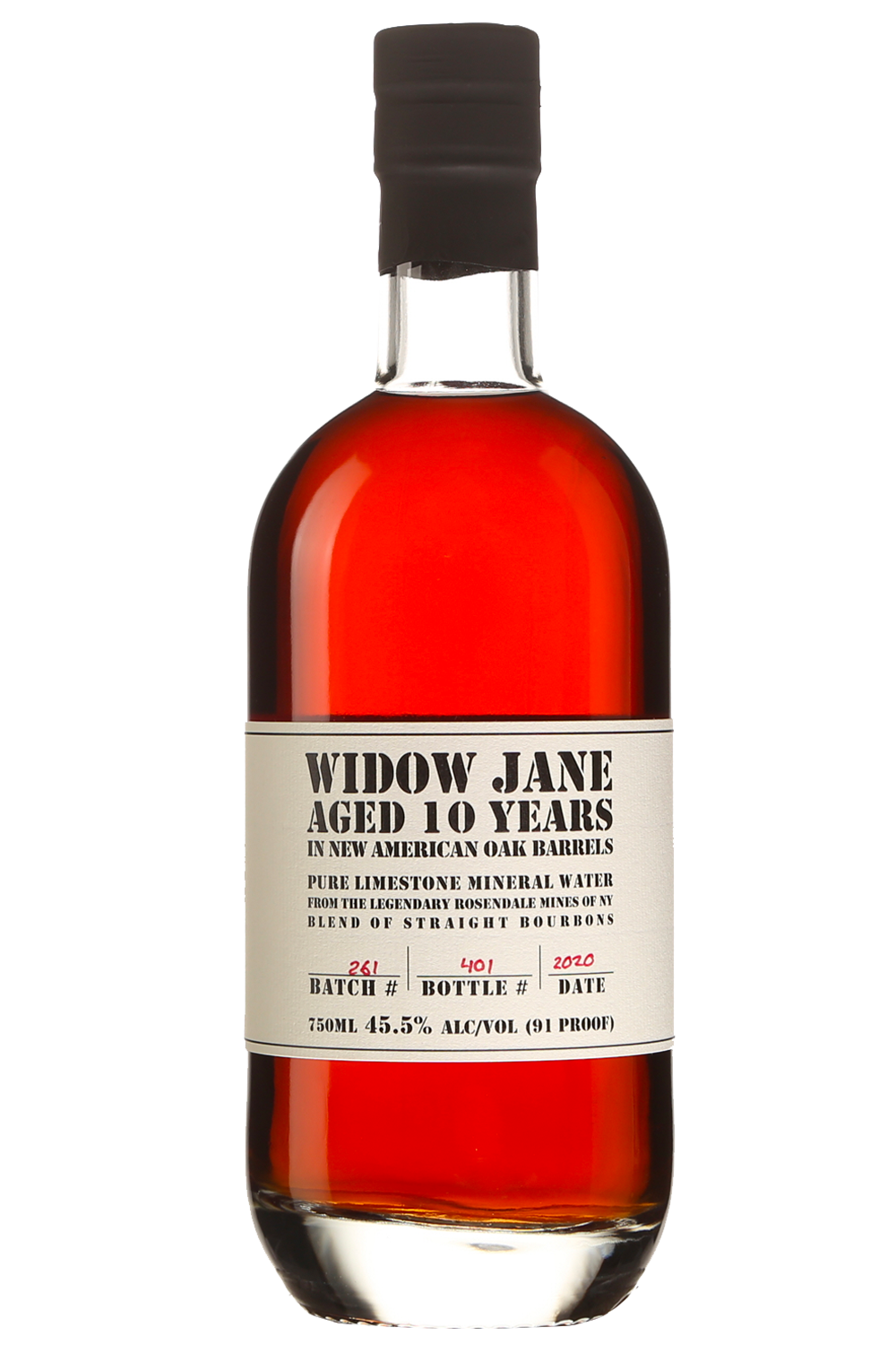 Widow Jane Straight 10 Years Old Bourbon Whiskey Product page