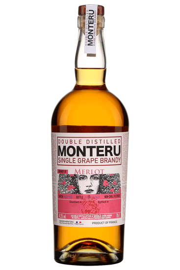 Monteru Double Distilled Single Grape Brandy Merlot