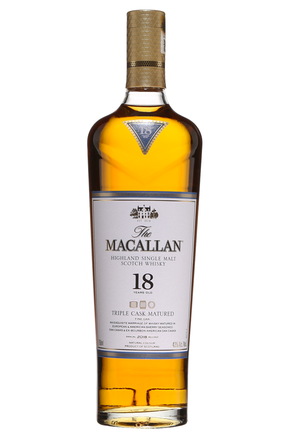 The Macallan Triple Cask 18 Ans Single Malt Product Page Saq Com