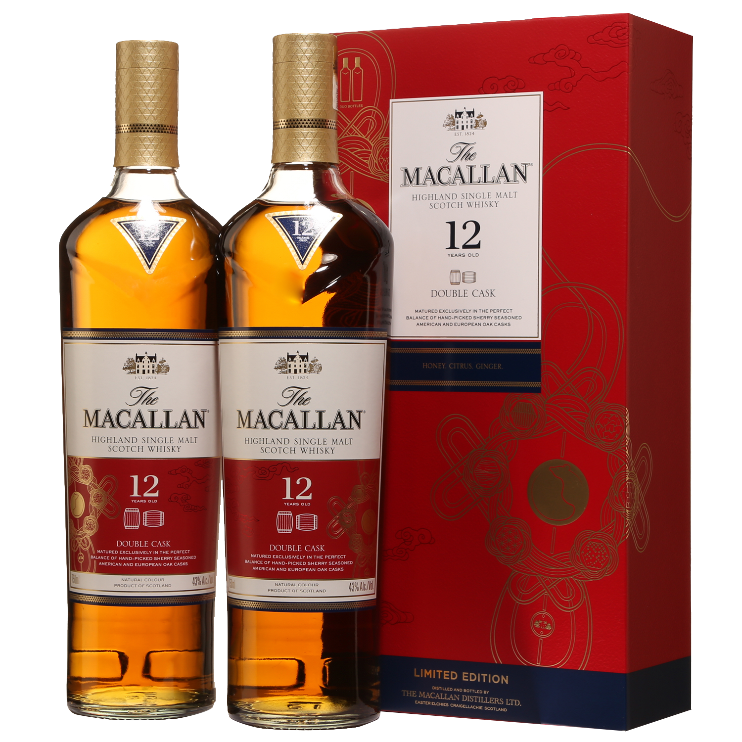 Macallan Lunar New Year 2020 Limited Edition 2x750 Ml Product Page Saq Com