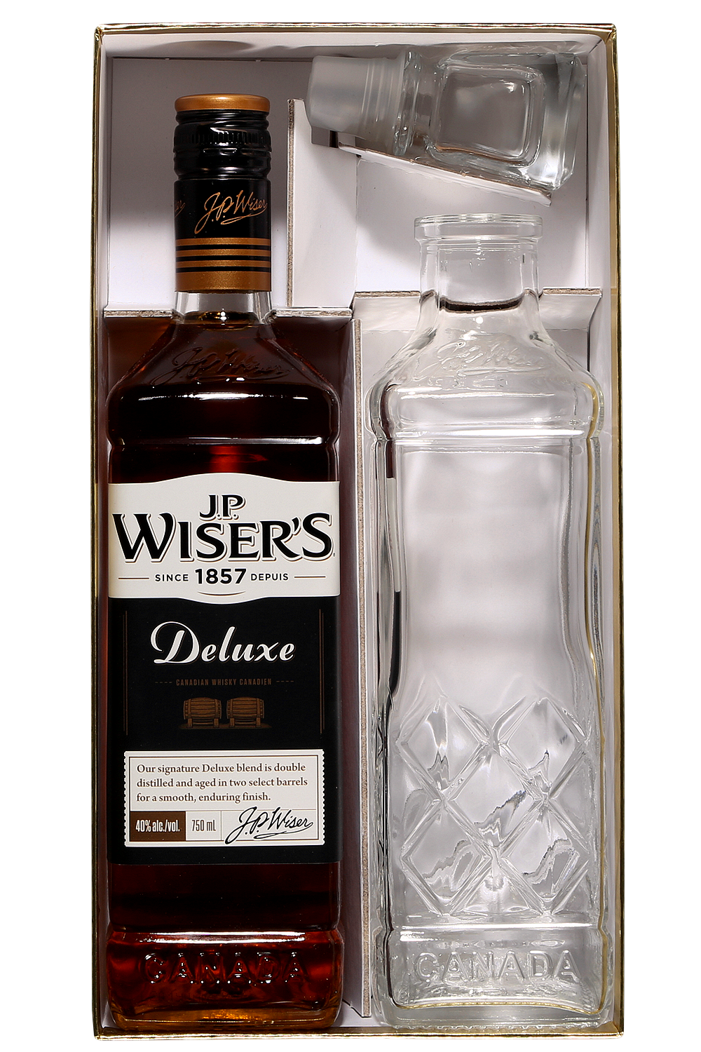 J.P. Wiser's Coffret Cadeau Avec Carafe, Fiche produit