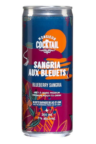 Monsieur Cocktail Sangria aux Bleuets