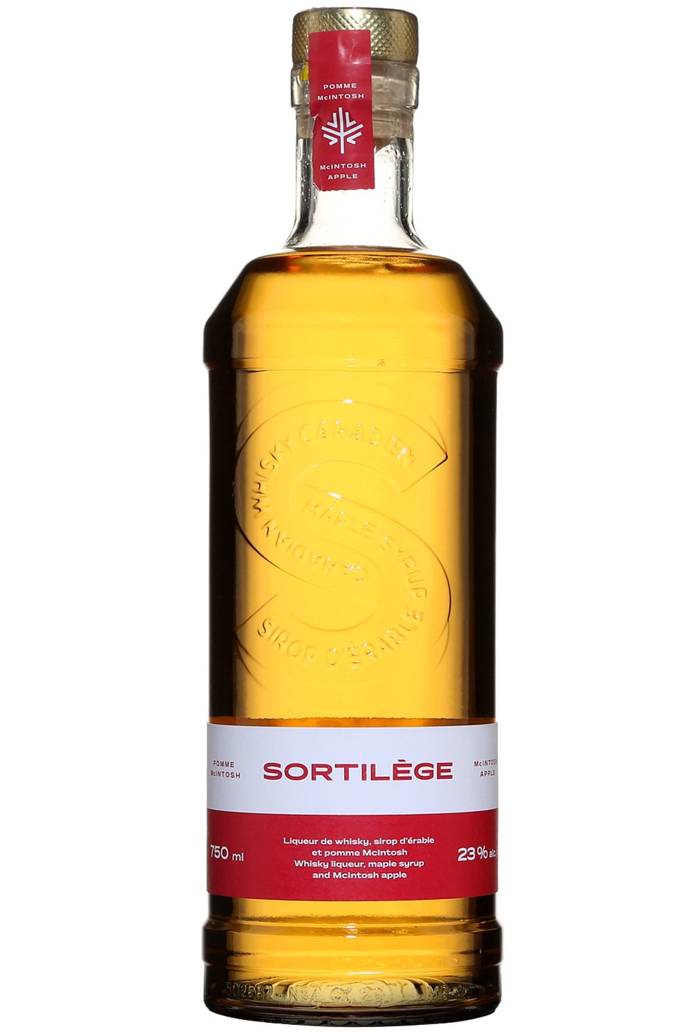 Lot de bouteilles Sortilège  Whisky canadien -10% en France