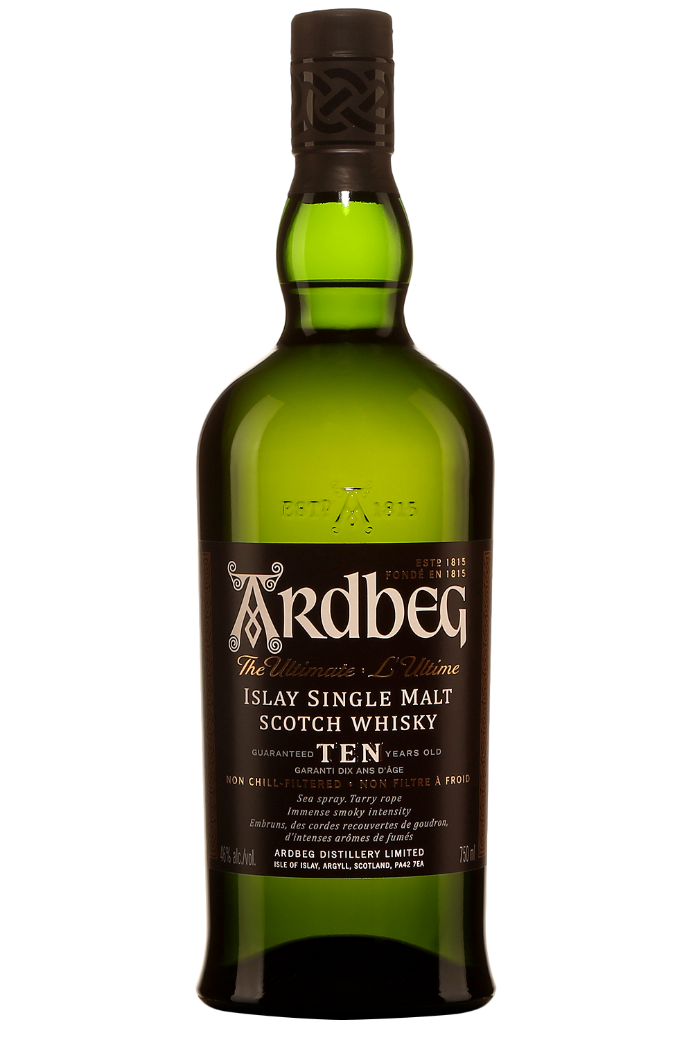 Ardbeg 10 Years Islay Single Malt, Product page