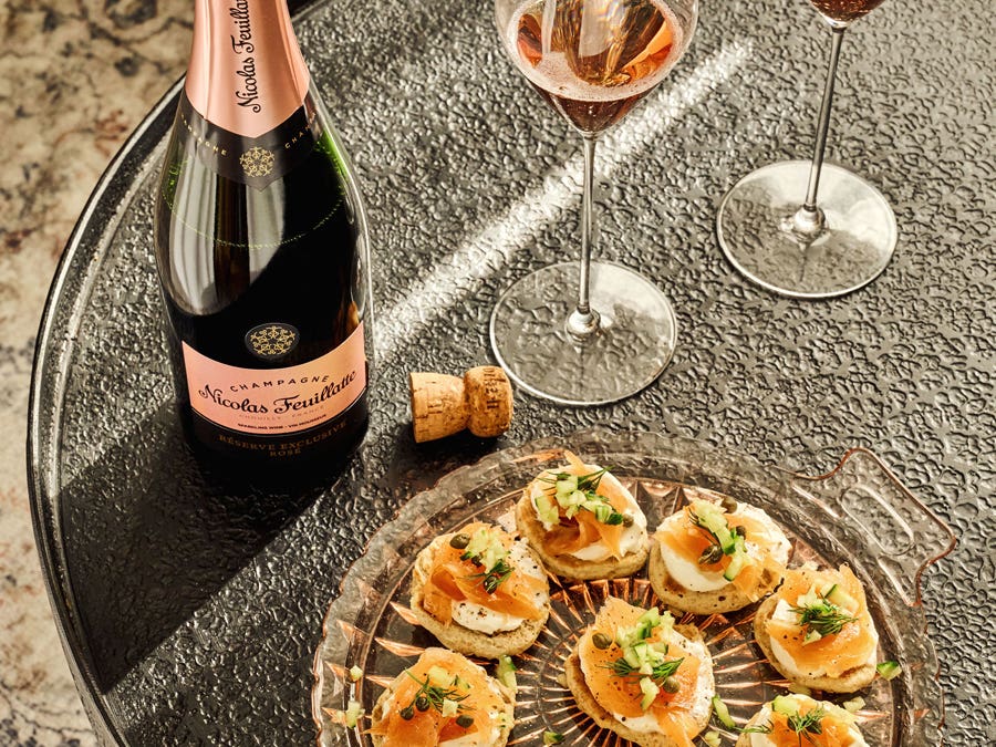 Make your Champagne shine with creative bites