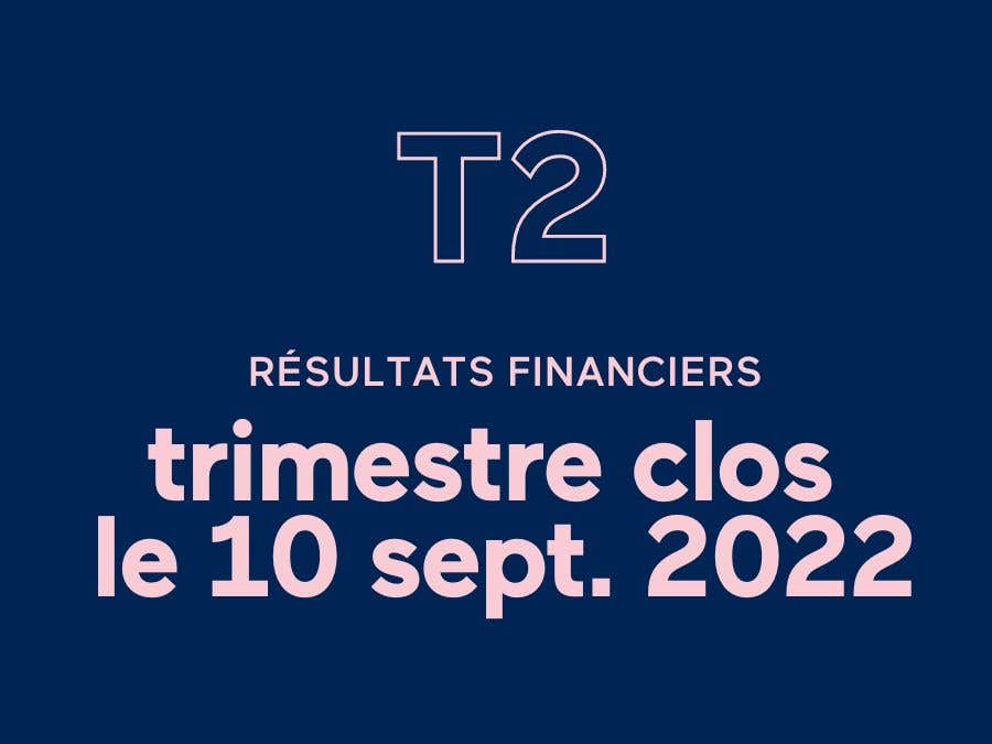 Trimestre 2 2022-2023 - Clos le 10 septembre 2022