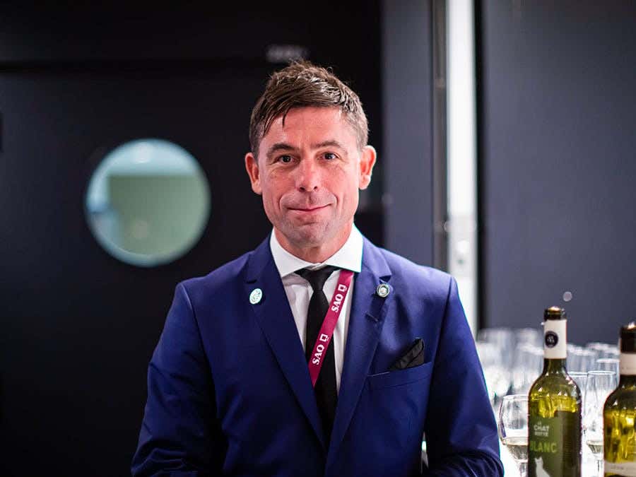 Hugo Duchesne, head sommelier