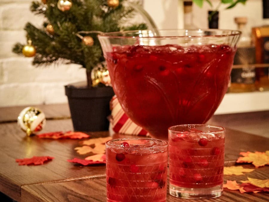 Le cocktail cosmo amandine, version punch