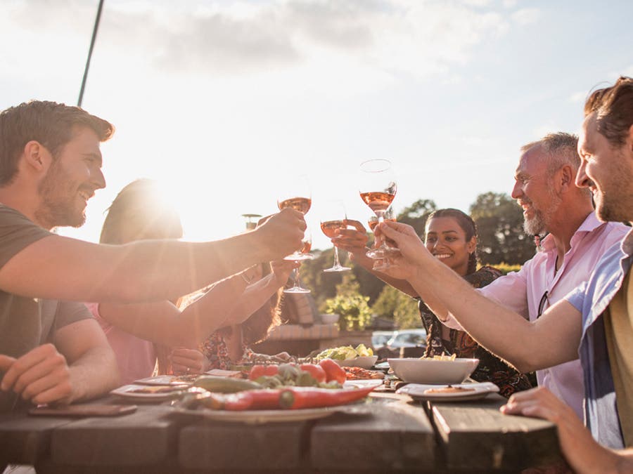 Verres de rosés du Québec