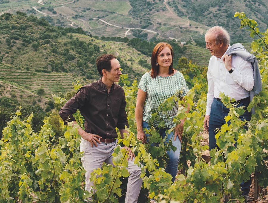 La famille Torres dans ses vignes.