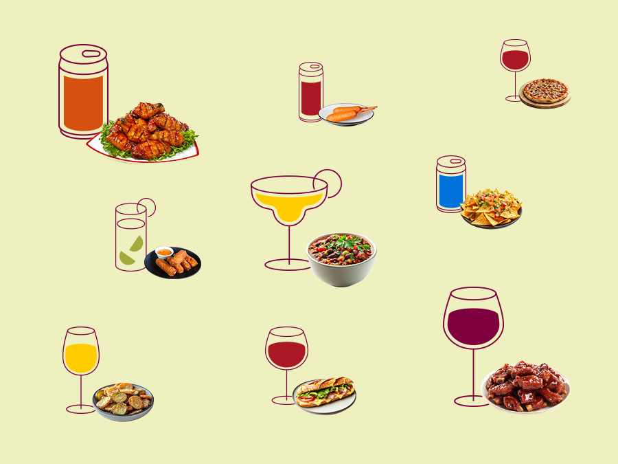 What to eat and drink for the big football game