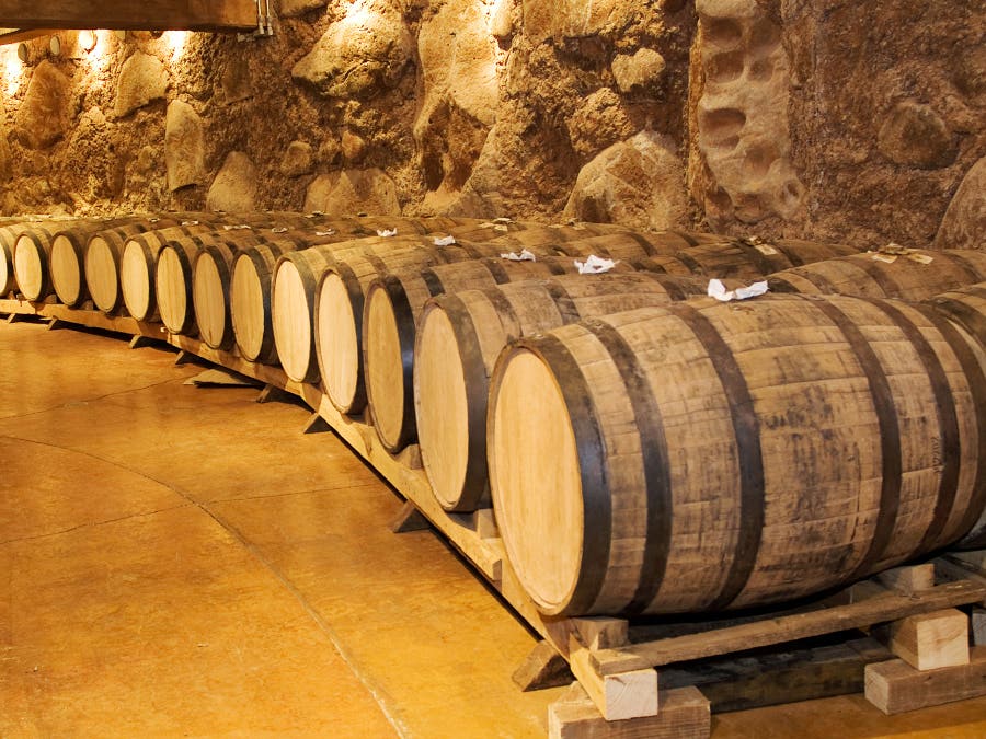 Wine barrels