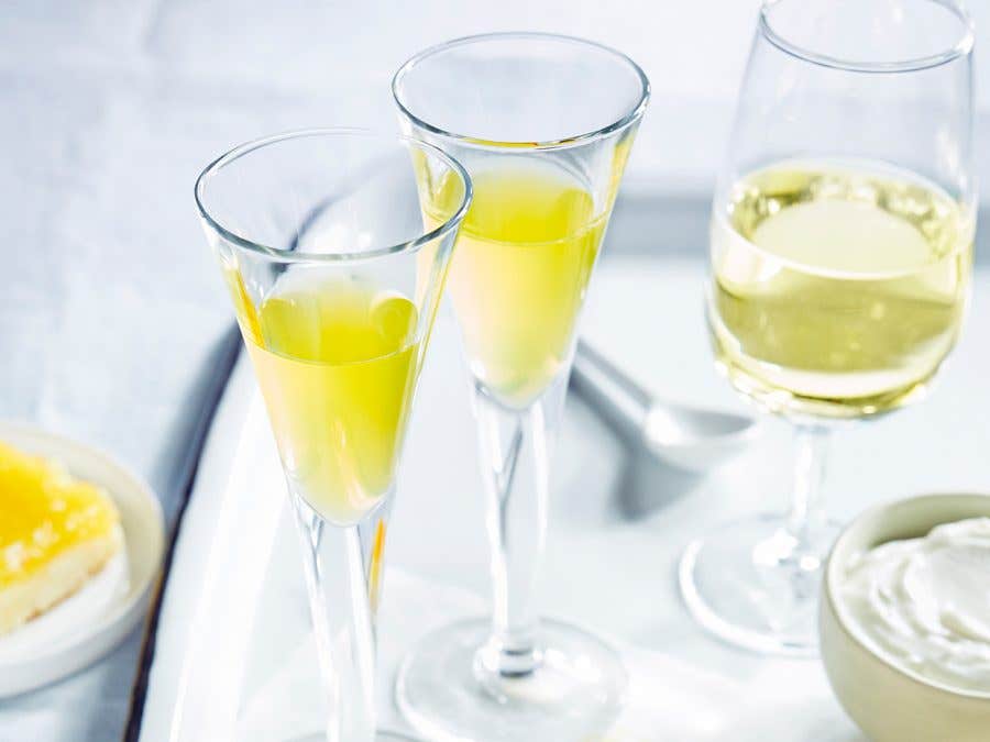 Glasses of Limoncello