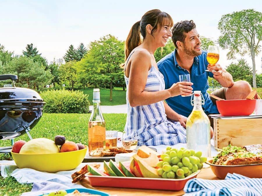 A picnic on father’s day