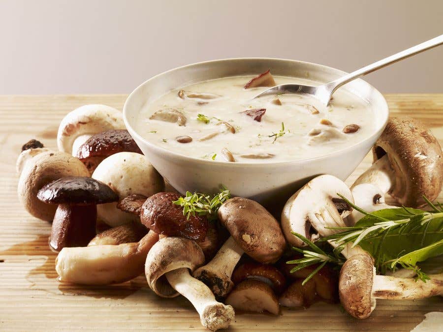 Mushrooms soup