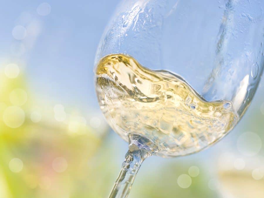 Verre de vin blanc