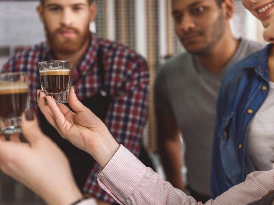 Dégustation de cafe