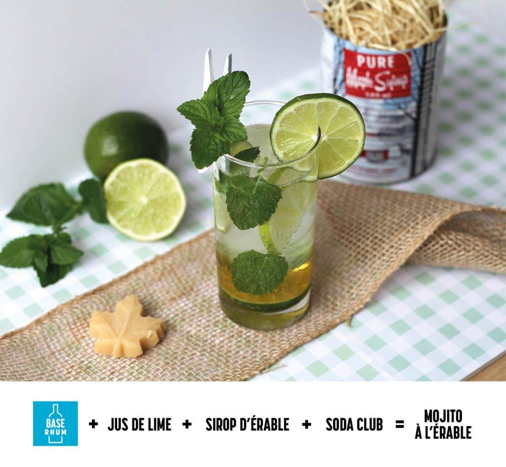 Cocktail Mojito à l'érable