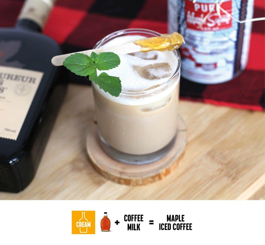 Maple iced coffee