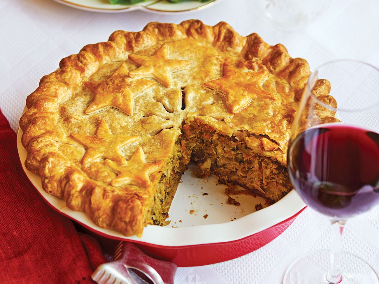 Vegetarian tourtière