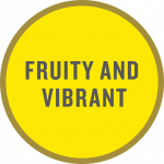 Fruity and vibrant taste tag