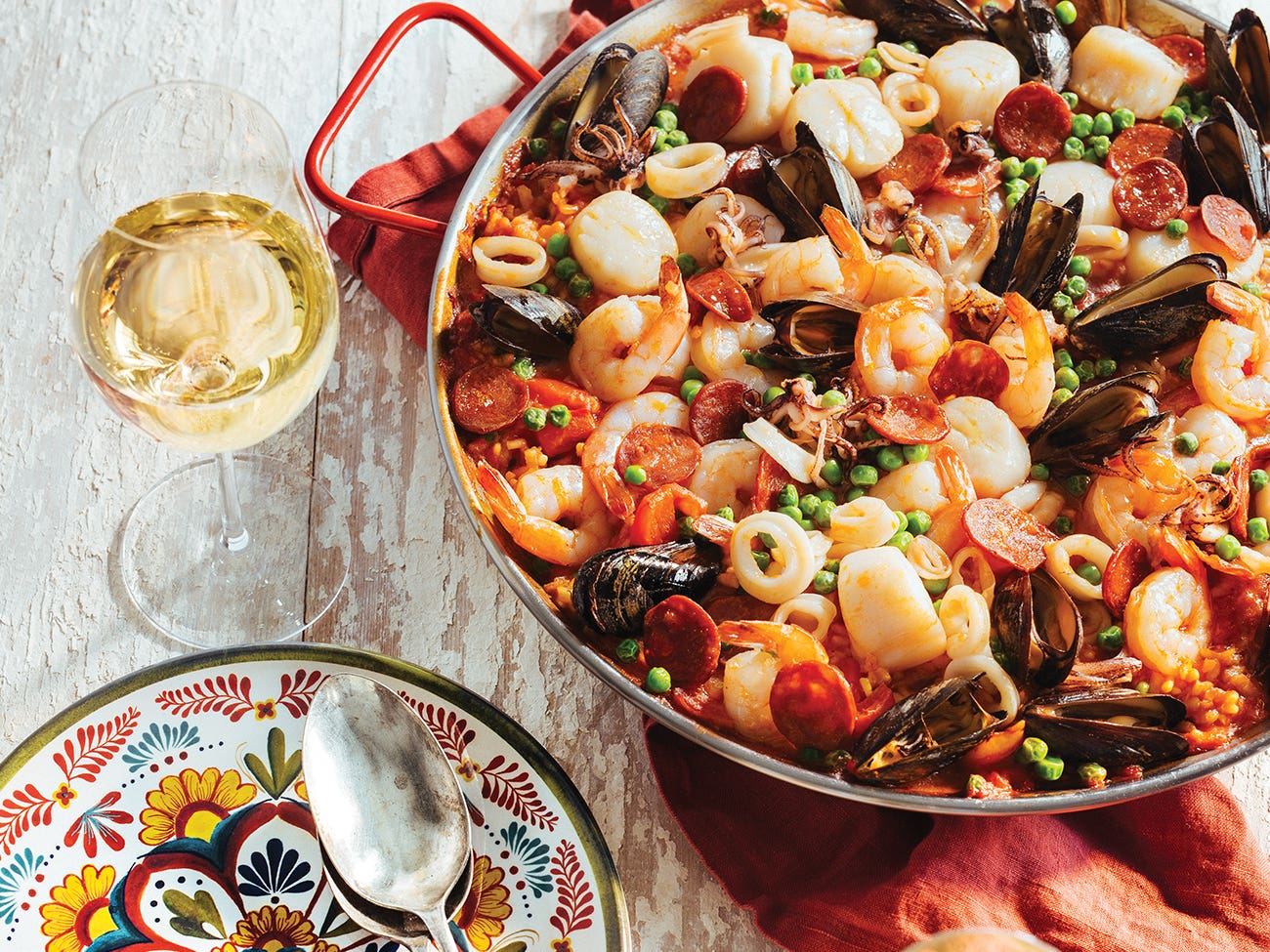 PAELLA AUX FRUITS DE MER