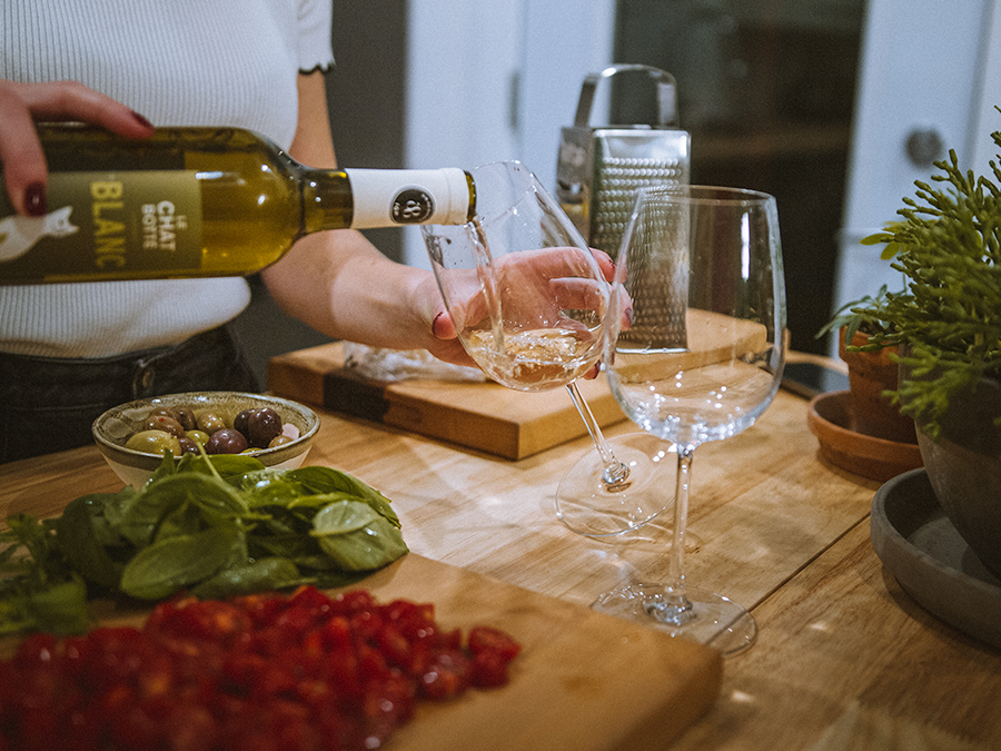 Vignoble Chat botté blanc 