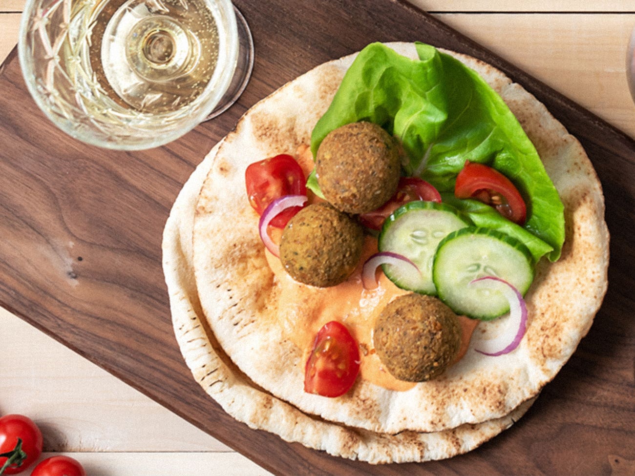 Falafel sandwiches