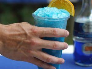 Slush-tails – ice blue slushie