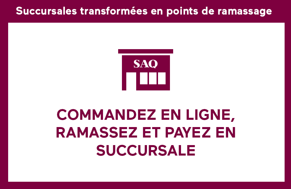 Nos succursales sont maintenant consacrées à la préparation des achats en ligne. Commandez en ligne, ramassez et payez en succursale.