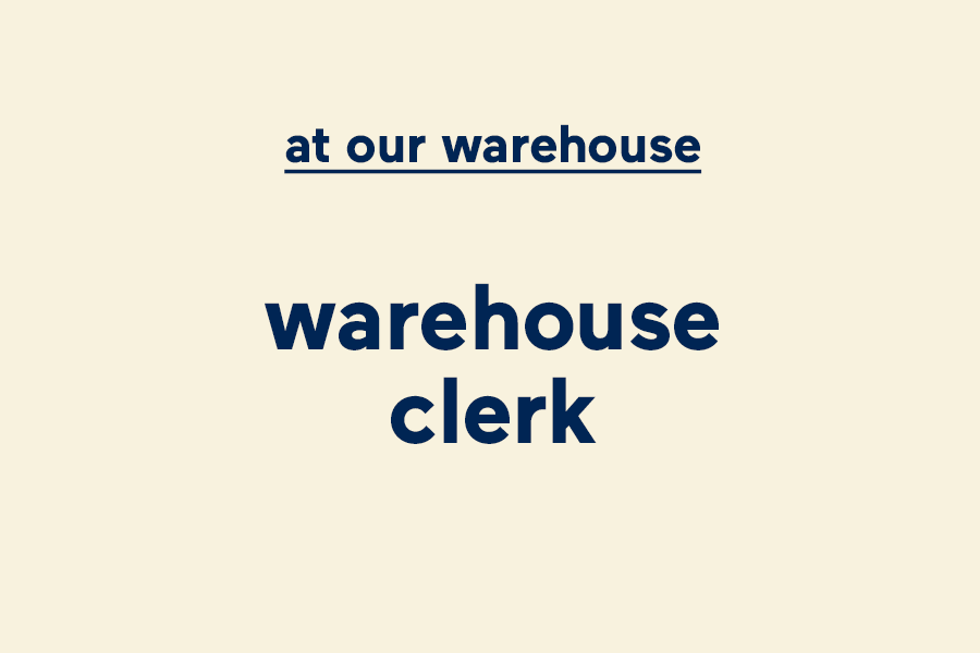 Warehouse clerk - students