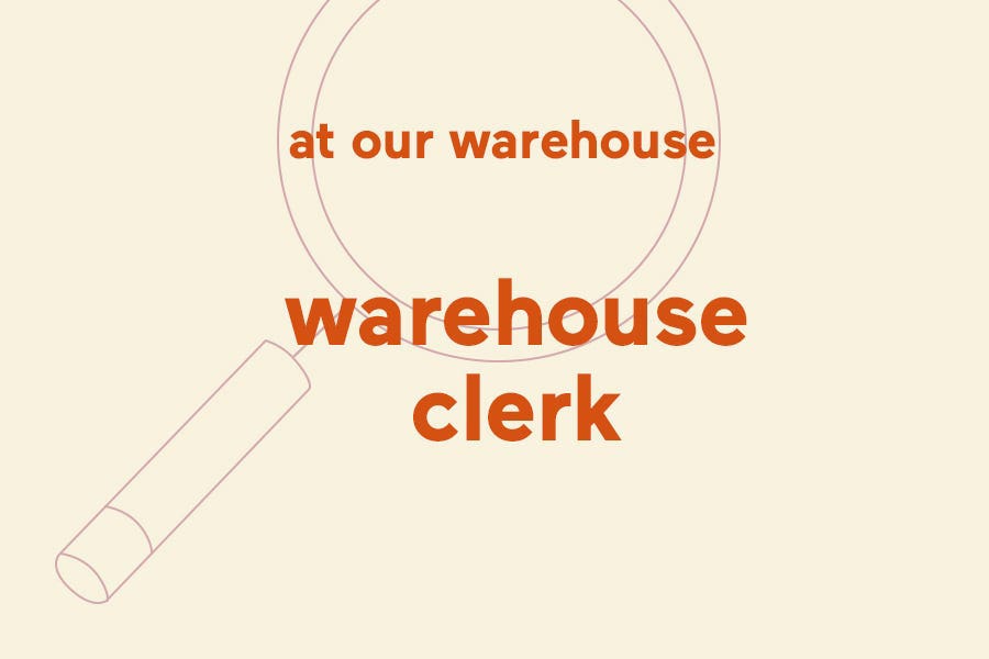 Warehouse clerk - students