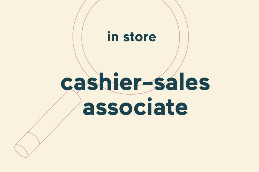 Cashier-sales associate
