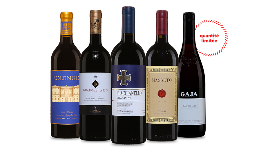 Vins italiens de renom.