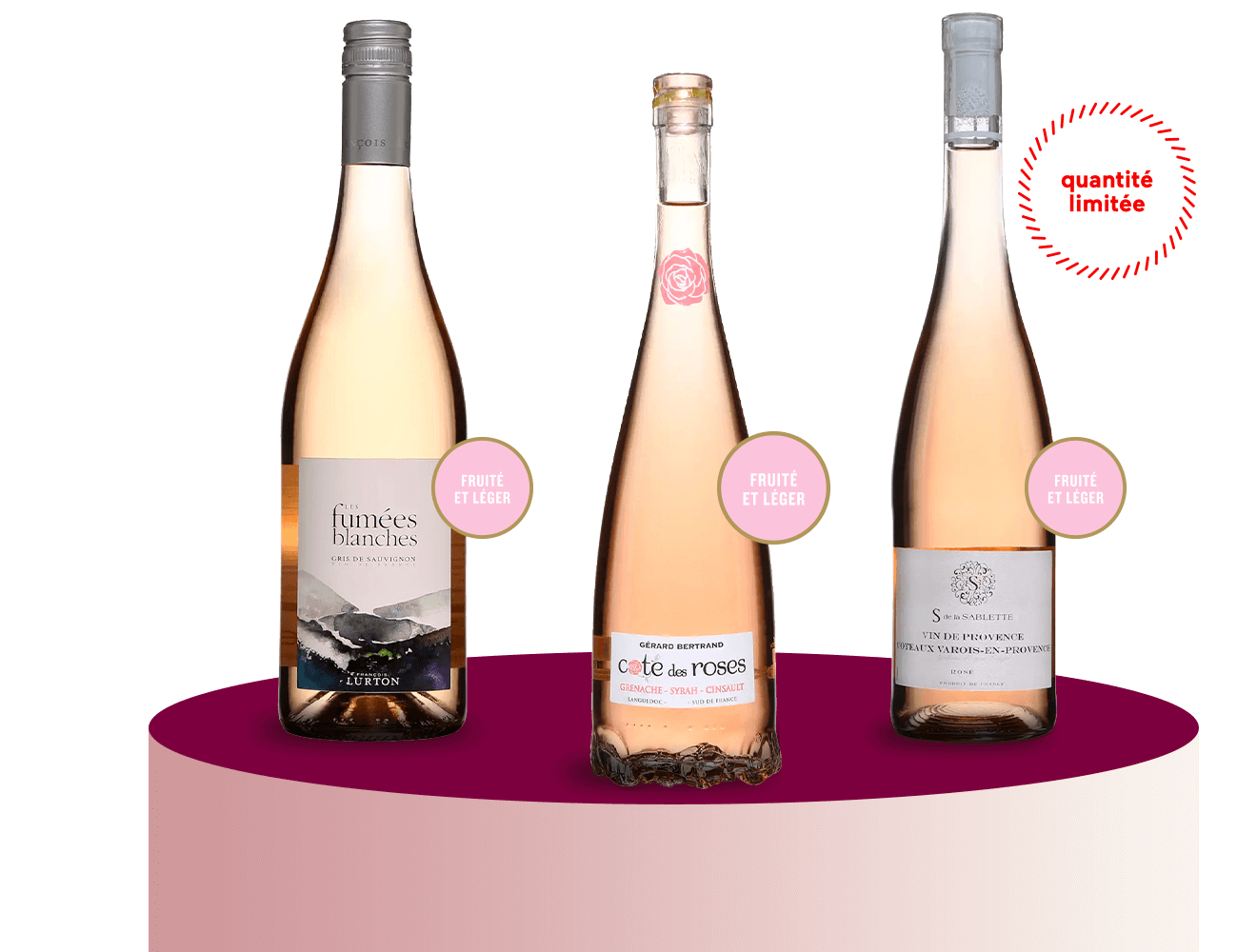 Vins rosés les plus vendus