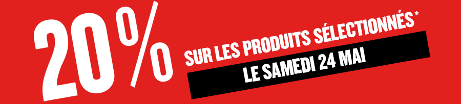 20% de rabais sur les produits sélectionnés