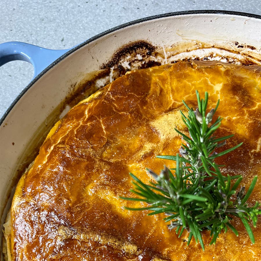 Brie au sirop d'érable, aux pommes et aux noix