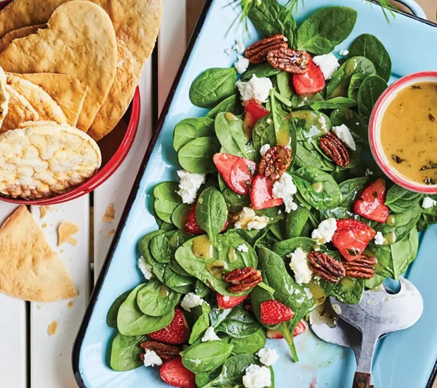 Spinach salad